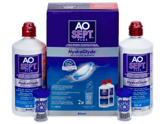 Soluție AO SEPT PLUS HydraGlyde 2x360 ml