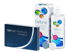 TopVue Premium (6 lentile) + soluție Gelone 360 ml