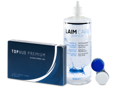 TopVue Premium (6 lentile) + soluție Laim-Care 400 ml