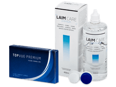 TopVue Premium (6 lentile) + soluție Laim Care 400 ml