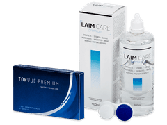 TopVue Premium (6 lentile) + soluție Laim-Care 400 ml