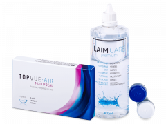 TopVue Air Multifocal (3 lentile) + Soluție Laim-Care 400 ml
