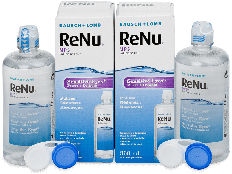 Soluție ReNu MPS Sensitive Eyes 2x 360 ml 