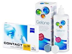 Carl Zeiss Contact Day 30 Spheric (6 lentile) + Soluția Gelone 360 ml