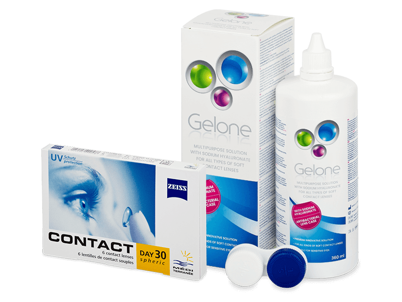 Carl Zeiss Contact Day 30 Spheric (6 lentile) + soluție Gelone 360 ml