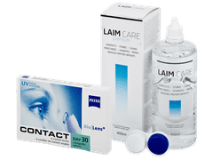 Carl Zeiss Contact Day 30 Compatic (6 lentile) + Soluția Laim-Care 400 ml