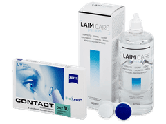 Carl Zeiss Contact Day 30 Compatic (6 lentile) + Soluția Laim-Care 400 ml