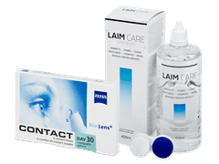 Carl Zeiss Contact Day 30 Compatic (6 lentile) + Soluția Laim-Care 400 ml