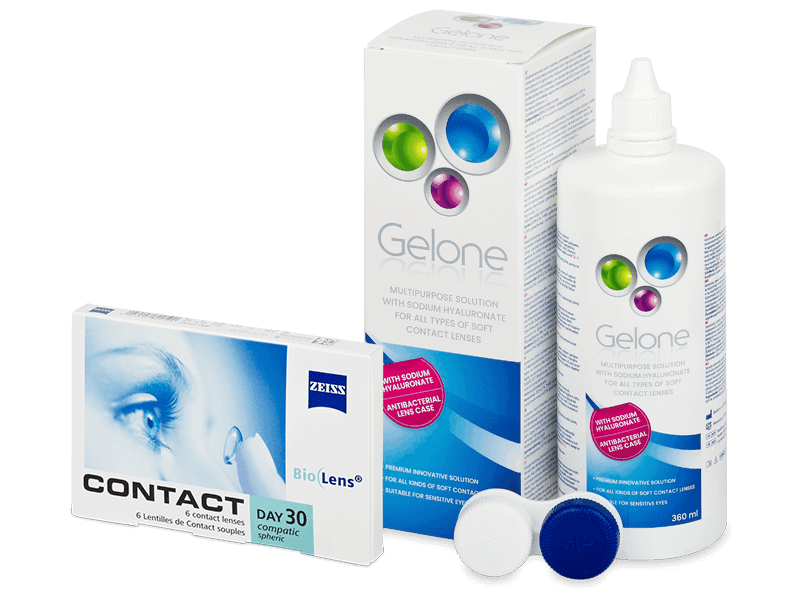 Carl Zeiss Contact Day 30 Compatic (6 lentile) + soluție Gelone 360 ml