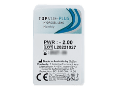 TopVue Monthly Plus (6 lentile)