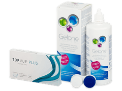 TopVue Monthly Plus (6 lentile) + soluție Gelone 360 ml