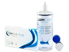 TopVue Monthly Plus (6 lentile) + Soluție LAIM-CARE 400 ml