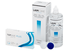 TopVue Monthly Plus  (6 lentile) + Soluție LAIM-CARE 400 ml