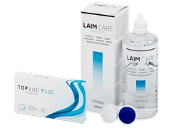 TopVue Monthly Plus (6 lentile) + Soluție LAIM-CARE 400 ml