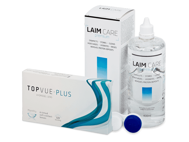TopVue Monthly Plus (6 lentile) + soluție Laim Care 400 ml