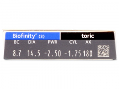 Biofinity Toric (3 lentile)