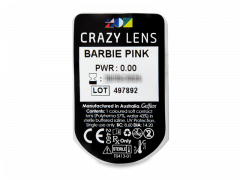 CRAZY LENS - Barbie Pink - lentile zilnice fără dioptrie (2 lentile)