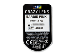 CRAZY LENS - Barbie Pink - lentile zilnice fără dioptrie (2 lentile)