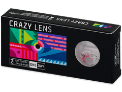 CRAZY LENS - Graffiti - lentile zilnice cu dioptrie (2 lentile)