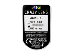 CRAZY LENS - Joker - lentile zilnice fără dioptrie (2 lentile)