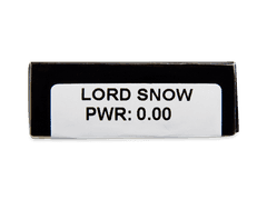 CRAZY LENS - Lord Snow - lentile zilnice fără dioptrie (2 lentile)