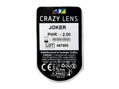 CRAZY LENS - Joker - lentile zilnice cu dioptrie (2 lentile)