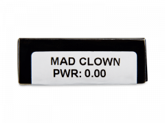 CRAZY LENS - Mad Clown - lentile zilnice fără dioptrie (2 lentile)