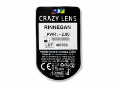 CRAZY LENS - Rinnegan - lentile zilnice cu dioptrie (2 lentile)