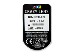 CRAZY LENS - Rinnegan - lentile zilnice cu dioptrie (2 lentile)