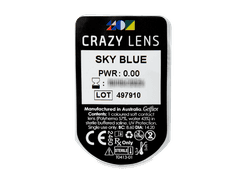 CRAZY LENS - Sky Blue - lentile zilnice fără dioptrie (2 lentile)