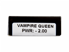 CRAZY LENS - Vampire Queen - lentile zilnice cu dioptrie (2 lentile)