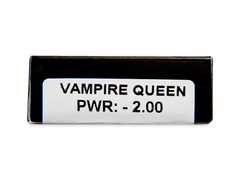 CRAZY LENS - Vampire Queen - lentile zilnice cu dioptrie (2 lentile)