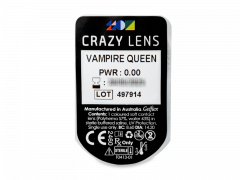 CRAZY LENS - Vampire Queen - lentile zilnice fără dioptrie (2 lentile)
