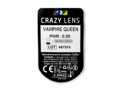 CRAZY LENS - Vampire Queen - lentile zilnice fără dioptrie (2 lentile)