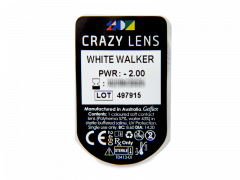 CRAZY LENS - White Walker - lentile zilnice cu dioptrie (2 lentile)