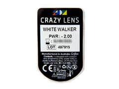 CRAZY LENS - White Walker - lentile zilnice cu dioptrie (2 lentile)