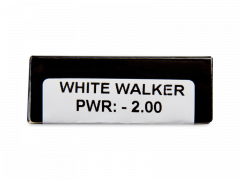 CRAZY LENS - White Walker - lentile zilnice cu dioptrie (2 lentile)