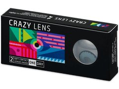 CRAZY LENS - Zombie Virus - lentile zilnice cu dioptrie (2 lentile)