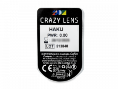 CRAZY LENS - Haku - lentile zilnice fără dioptrie (2 lentile)