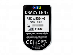 CRAZY LENS - Red Wedding - lentile zilnice fără dioptrie (2 lentile)