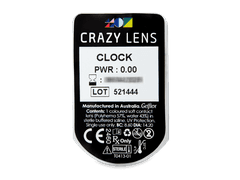 CRAZY LENS - Clock - plano daily (2 lenses)