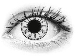 CRAZY LENS - Clock - plano daily (2 lenses)