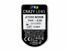 CRAZY LENS - Atom Bomb - lentile zilnice cu dioptrie (2 lentile)