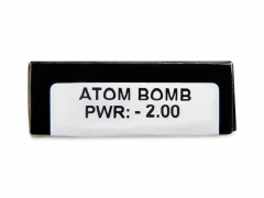 CRAZY LENS - Atom Bomb - lentile zilnice cu dioptrie (2 lentile)