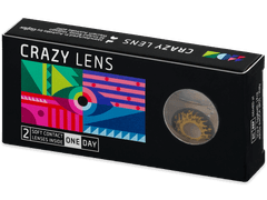 CRAZY LENS - Cheetah - lentile zilnice cu dioptrie (2 lentile)