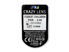 CRAZY LENS - Forest Children - lentile zilnice cu dioptrie (2 lentile)