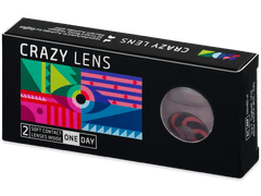 CRAZY LENS - Haku - lentile zilnice cu dioptrie (2 lentile)