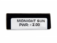 CRAZY LENS - Midnight Sun - lentile zilnice cu dioptrie (2 lentile)