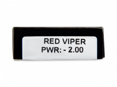 CRAZY LENS - Red Viper - lentile zilnice cu dioptrie (2 lentile)
