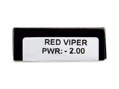 CRAZY LENS - Red Viper - lentile zilnice cu dioptrie (2 lentile)